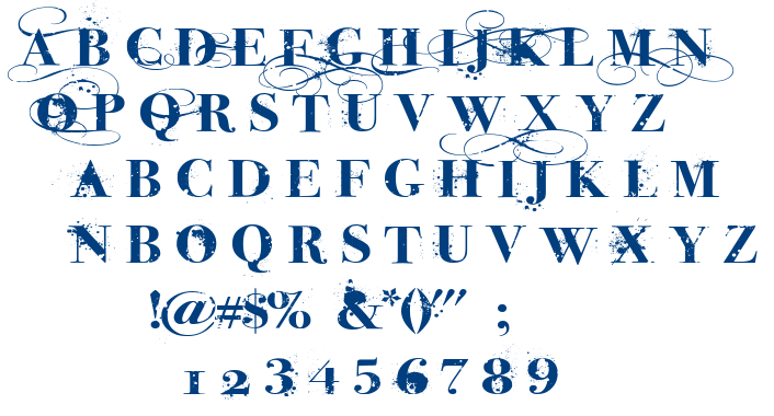 Inked God font