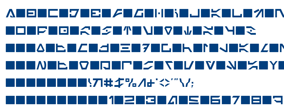 Imperial Code font