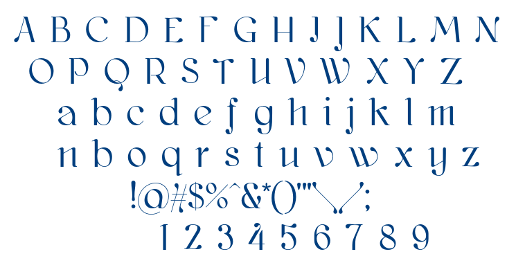 Kawoszeh font