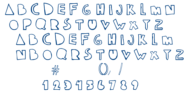 Klam font