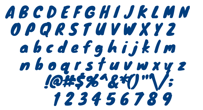 Knewave font