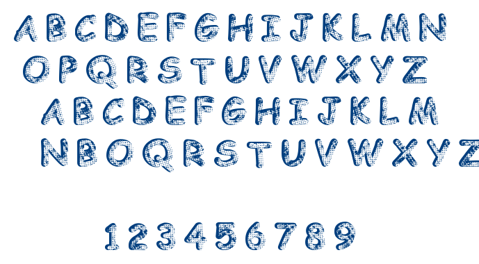 Knity font