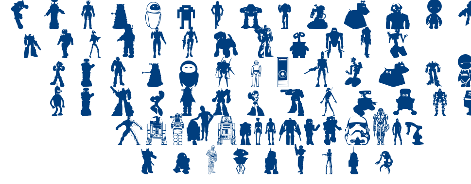 Look sir, droids! font