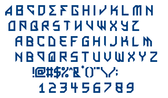 Metal Arhythmetic font