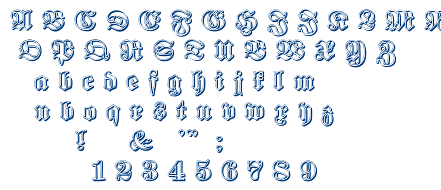Proclamate font