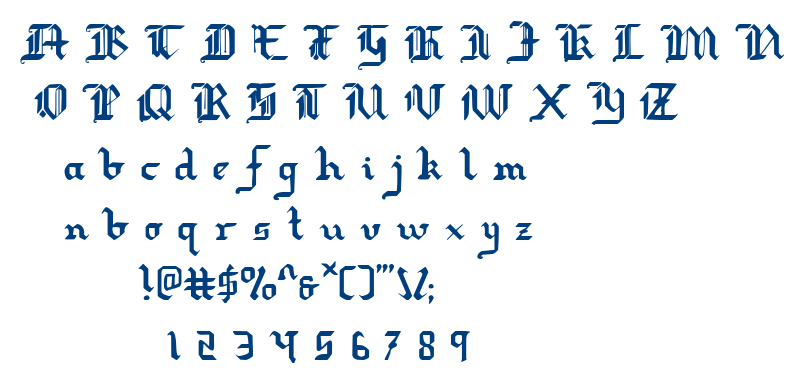 Redcoat font