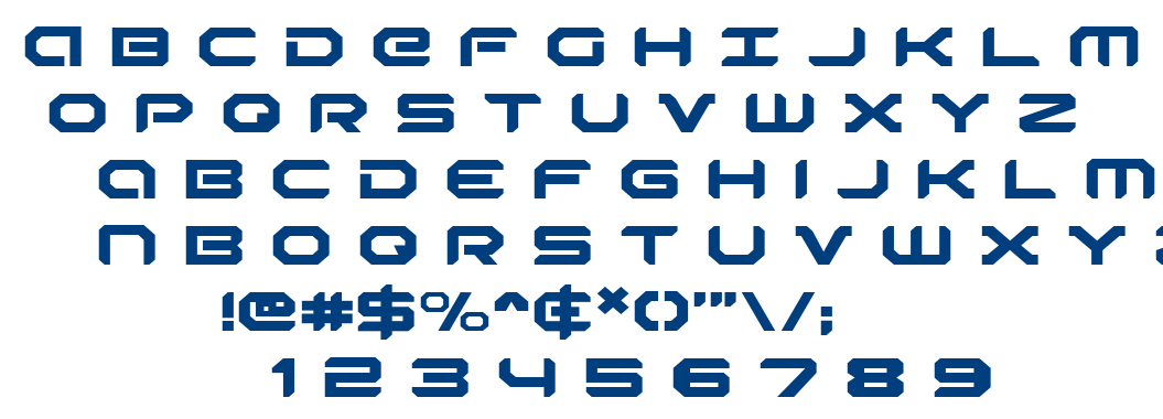 Robotaur font