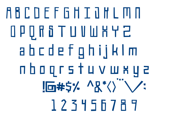 Robot!Head font