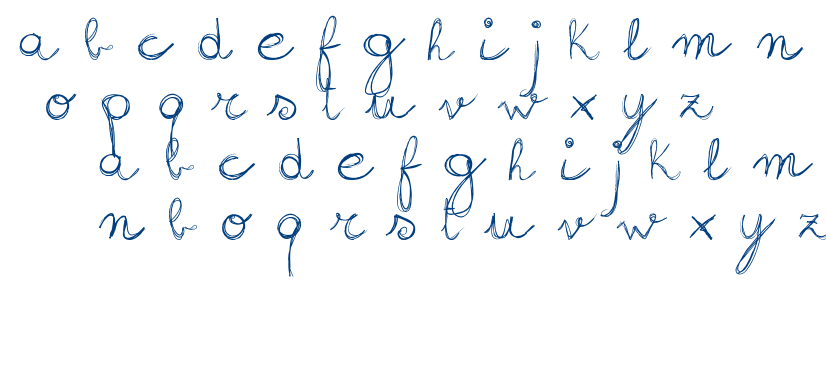 Sign Handwriting font