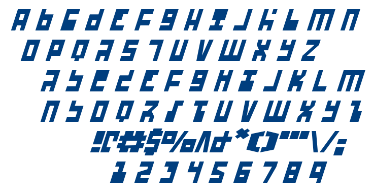 Ufo Hunter font