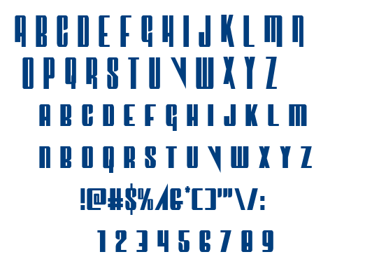 Vindicator font