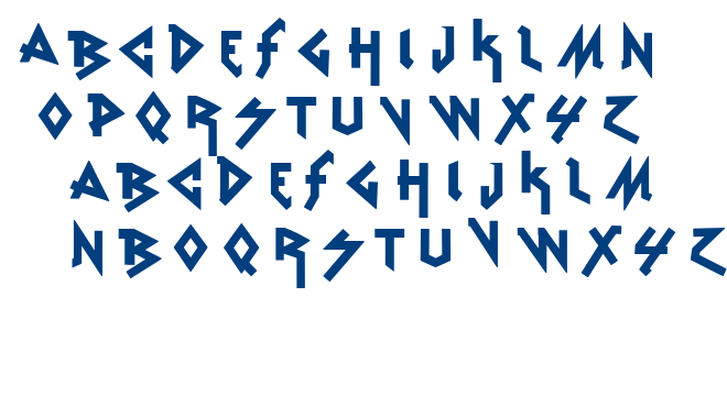 VTKS Rude Metal font