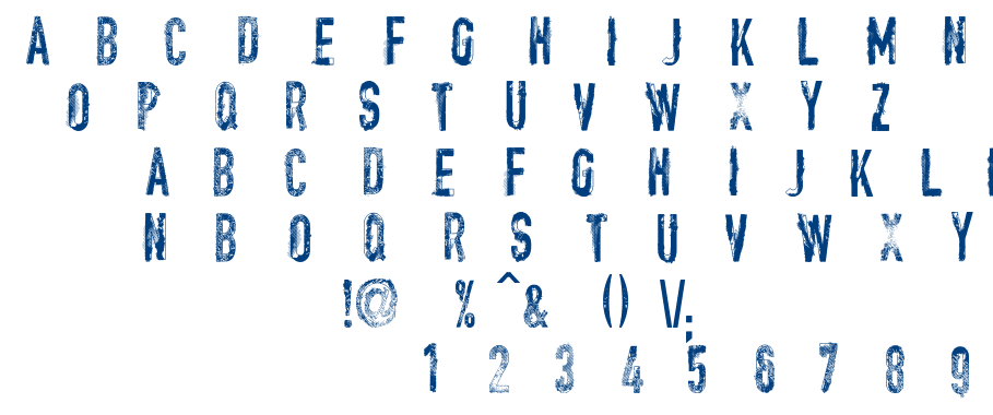 Vtks Encount(e)r font
