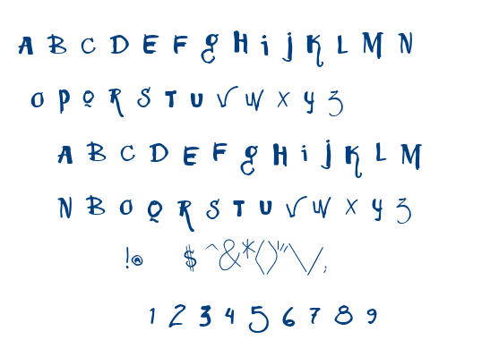 Vtks Squizita font