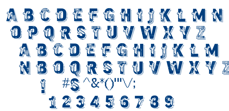 VTKS Trutagem font