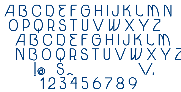 Vtks Unidade font
