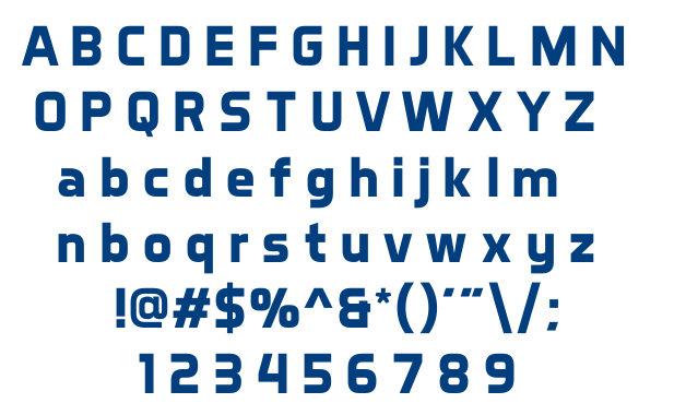 Aero Matics font