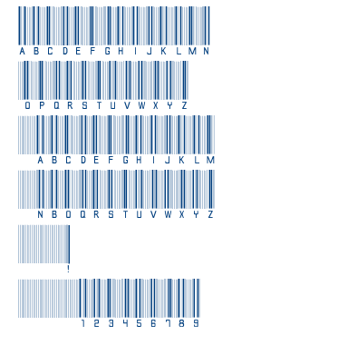 Barcode Font font