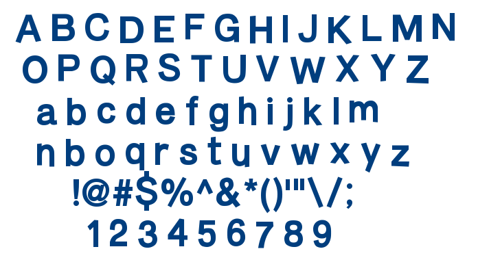 Burvetica NC font