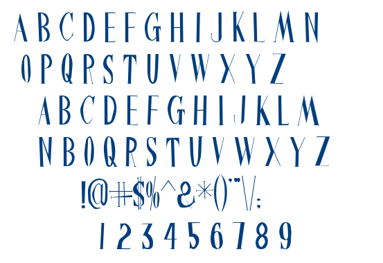 Chinese Watch Shop font