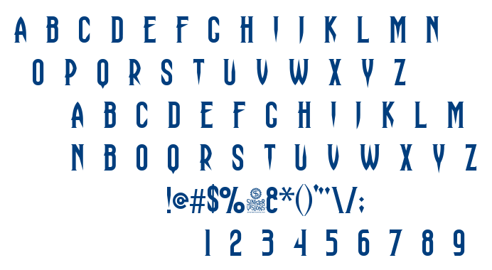 Haunting Attraction font