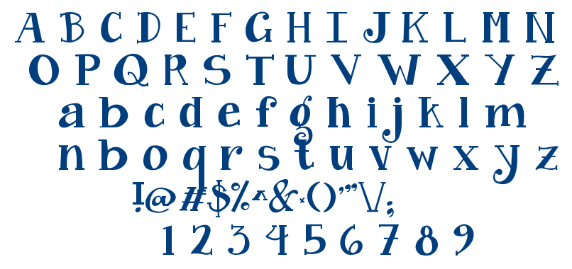 Janda Curlygirl font