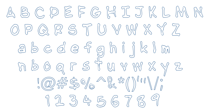 NipCen’s Handwriting font