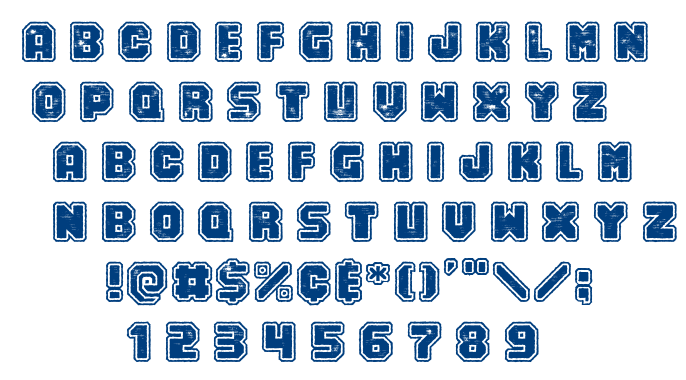 Numero 10 font