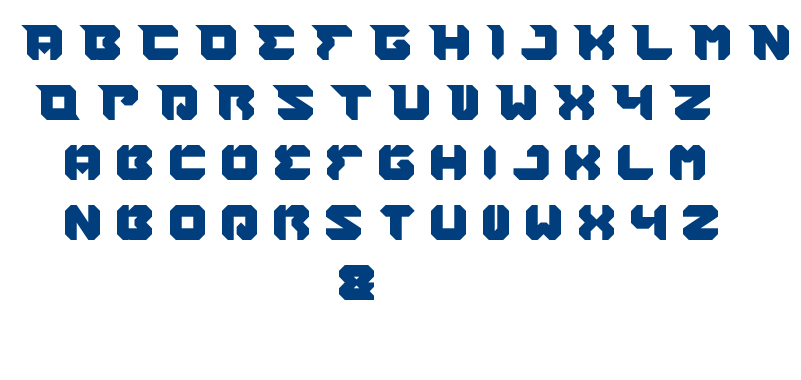 RHINOCEROS Break THE Wall font