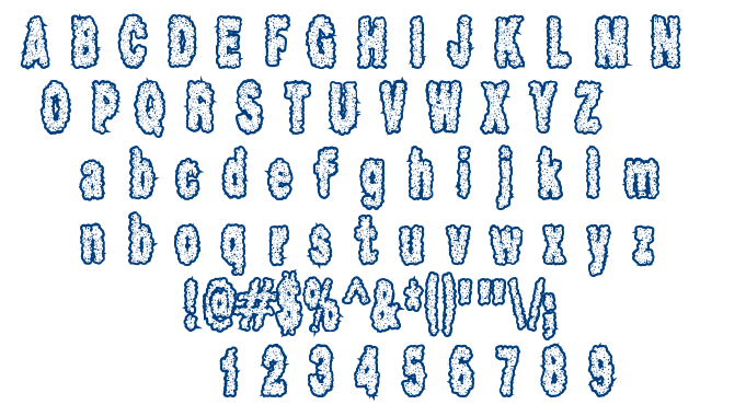 Scab font