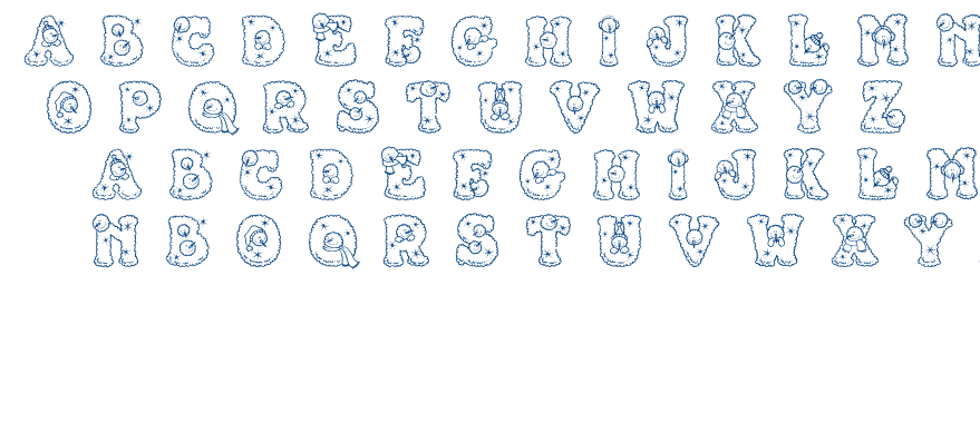 Snowpersons font