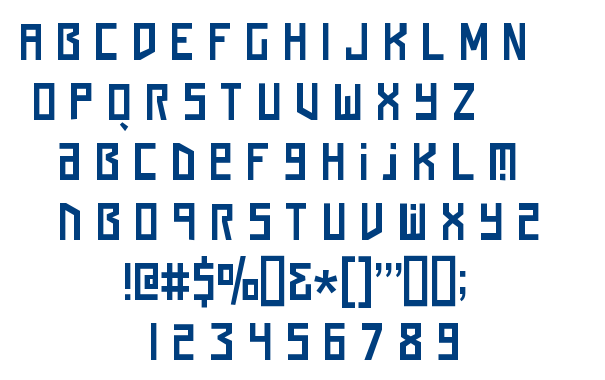 Squaren Daren NC font