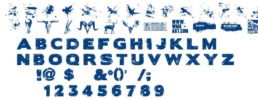 The Blood Shack font