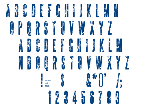 The Sickmen font