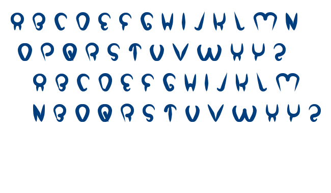 strong in the heart font