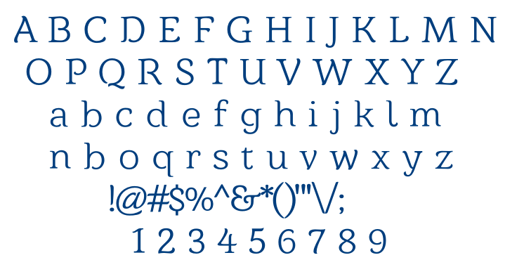 Barkentina font
