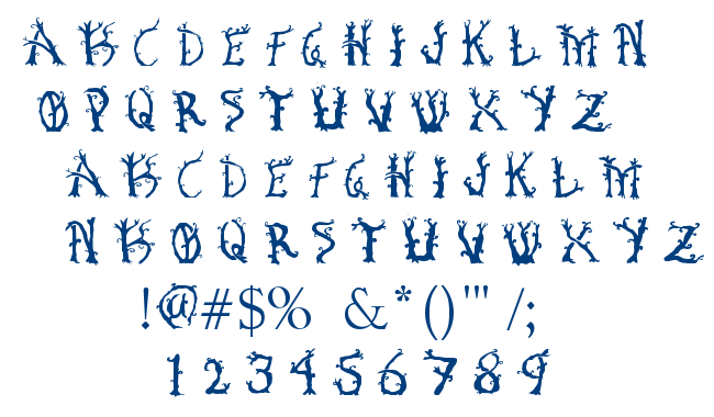 Bosque Encantado font