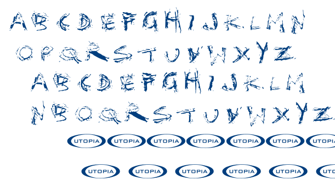 Distortia font