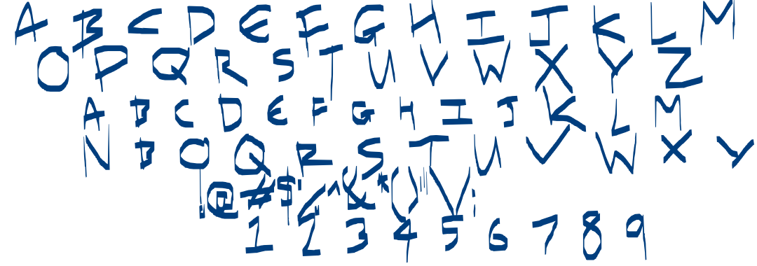 I have gone crazy font