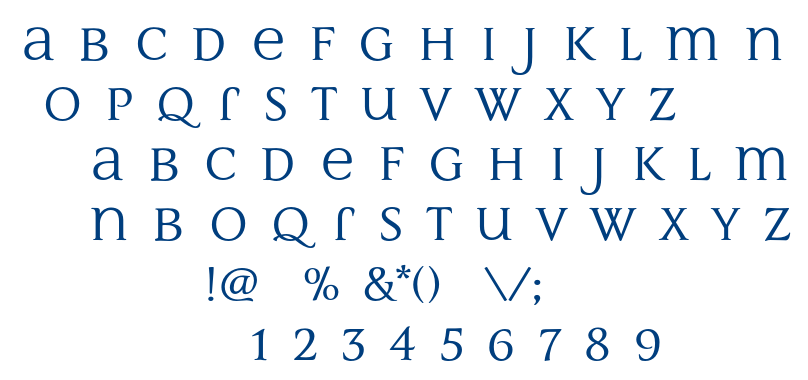 Multima font