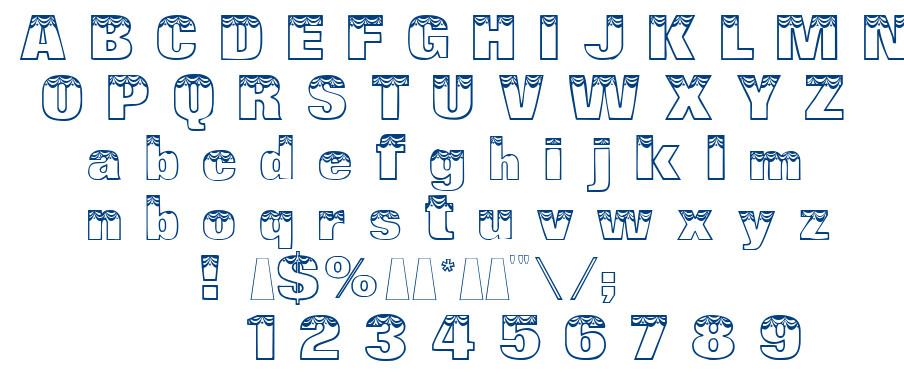 NewBunting font
