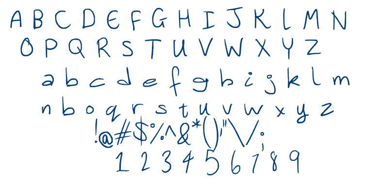 One more week of school font