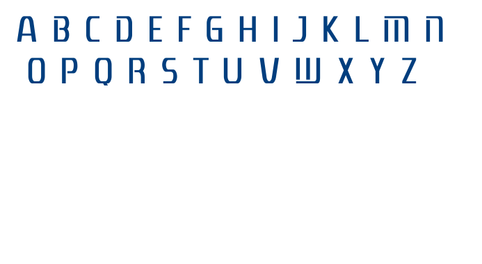 POLARISdemo font