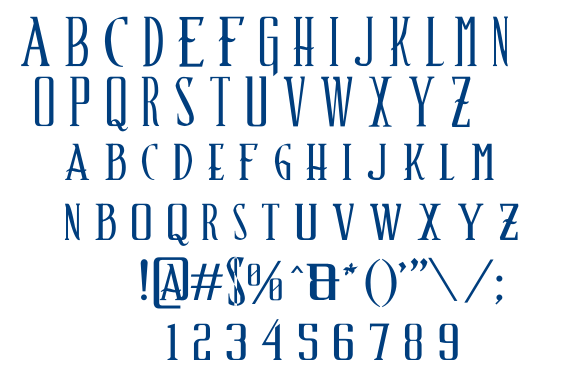 Schindler’s Font font