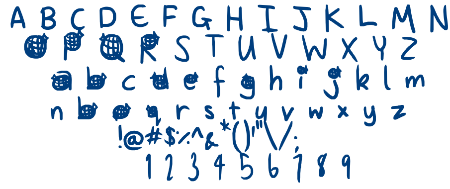 We dance to a different disco font