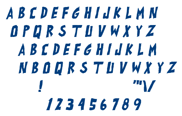 All exes must die! font