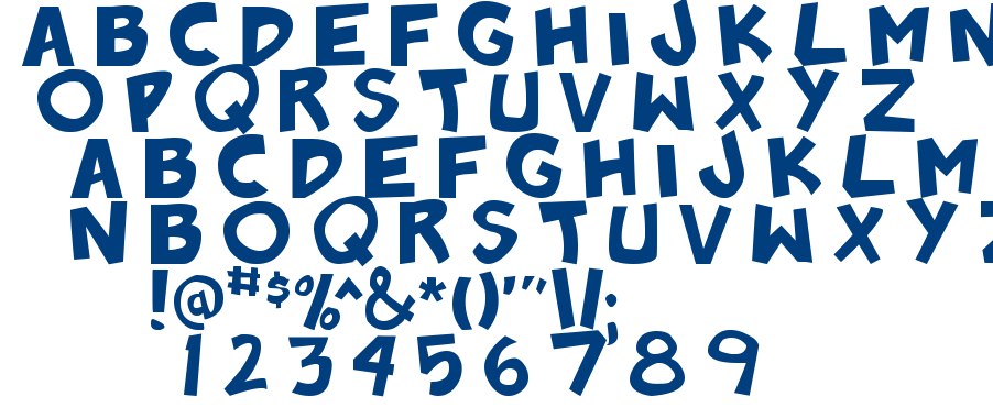 Badonk-a-donk font