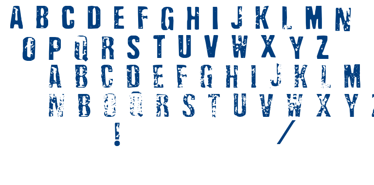 Depressionist Three font