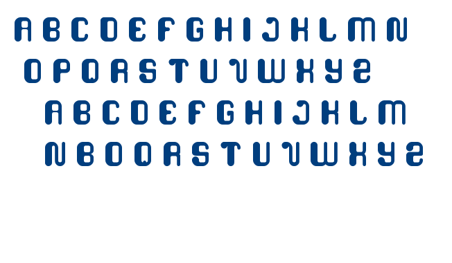 friendly robot font