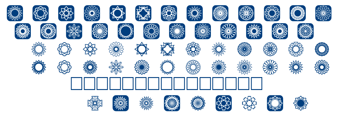 Symmetric Things 2 font